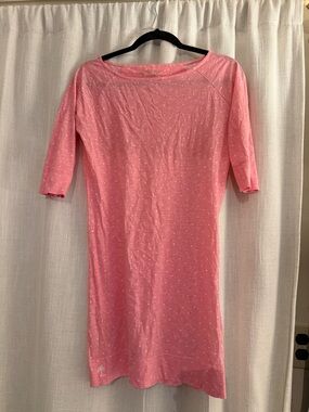 Lilly Pulitzer Cassie dress in pink with polka dots size XS